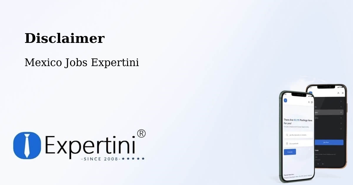 Disclaimer – La Finca - Mexico Jobs Expertini
