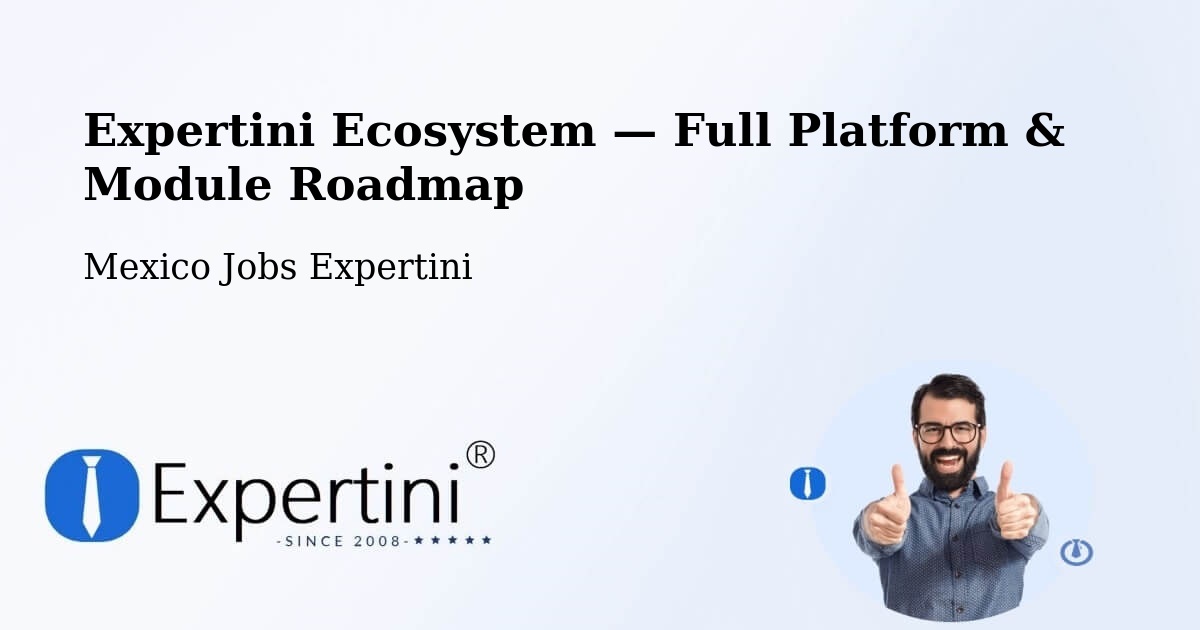 Expertini Ecosystem — Full Platform & Module Roadmap – La Finca